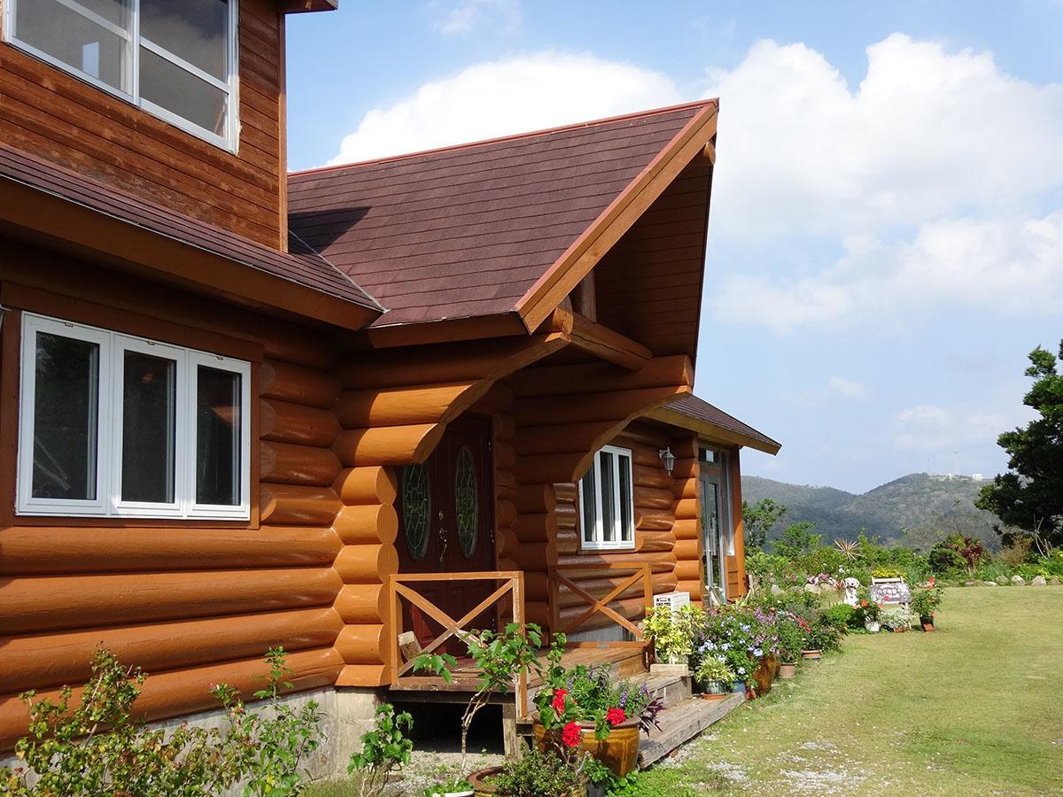 Log Pension Izumigamori Мотобу Экстерьер фото